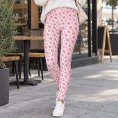 Hellrosa Dalmatinerflecken Leggings