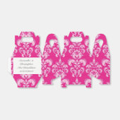 Hellrosa Damastenhochzeit Geschenkschachtel (Ungefaltet)