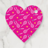 Hellrosa danke, dass du auswendig gefallen bist geschenkanhänger (Rückseite)