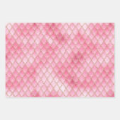 Hellrosa Drachenskala Geschenkpapier Set (Vorderseite 3)