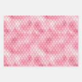 Hellrosa Drachenskala Geschenkpapier Set (Vorderseite)