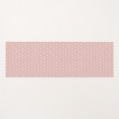 Hellrosa Dreiecks-Muster-Yogamatte Yogamatte (Vorderseite (Horizontal))