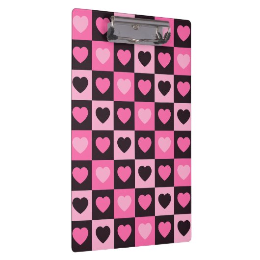 Hellrosa dunkelrosa, dunkelbordeauxfarben Schachte Klemmbrett (Rechts)