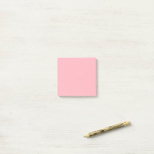 Hellrosa Einfach 7,62 cm x 7,62 cm Post-it Klebezettel