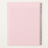 Hellrosa eleganter Planer (Rückseite)