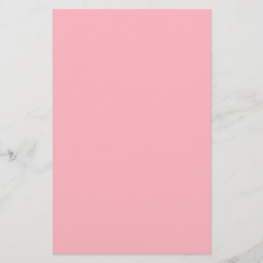 Hellrosa Farbe Briefpapier (Vorderseite)