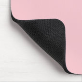hellrosa Farbe Mousepad (Ecke)