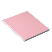 Hellrosa Farbe Notizblock (angewinkelt)