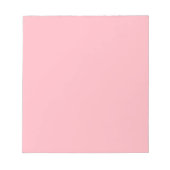 Hellrosa Farbe Notizblock (Vorderseite)