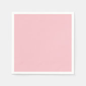 hellrosa Farbe Serviette (Vorderseite)