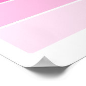 Hellrosa Farbige Beispiele Poster (Ecke)