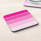 Hellrosa Farbige Beispiele Untersetzer (Linke Seite)