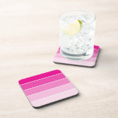 Hellrosa Farbige Beispiele Untersetzer (Rechte Seite)