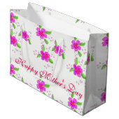 Hellrosa Felle Große Geschenktüte (Vorderseite Schrägansicht)