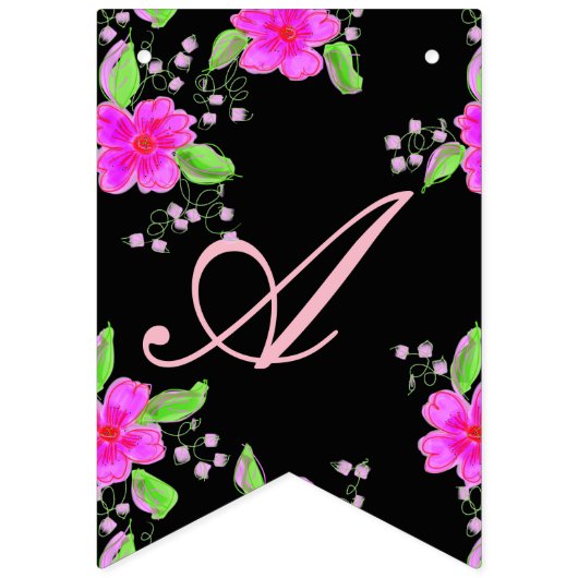 Hellrosa Felle Wimpelkette (Dritte Fahne)