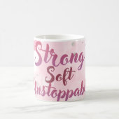 Hellrosa feminines Tasse (Mittel)