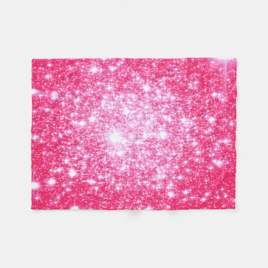 Hellrosa Fleece Blanket (Vorderseite (Horizontal))