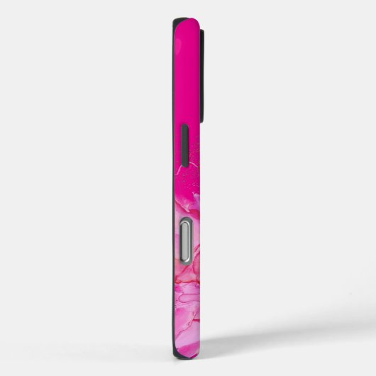 Hellrosa Floral Case-Mate iPhone Hülle (Rückseite / Rechts)