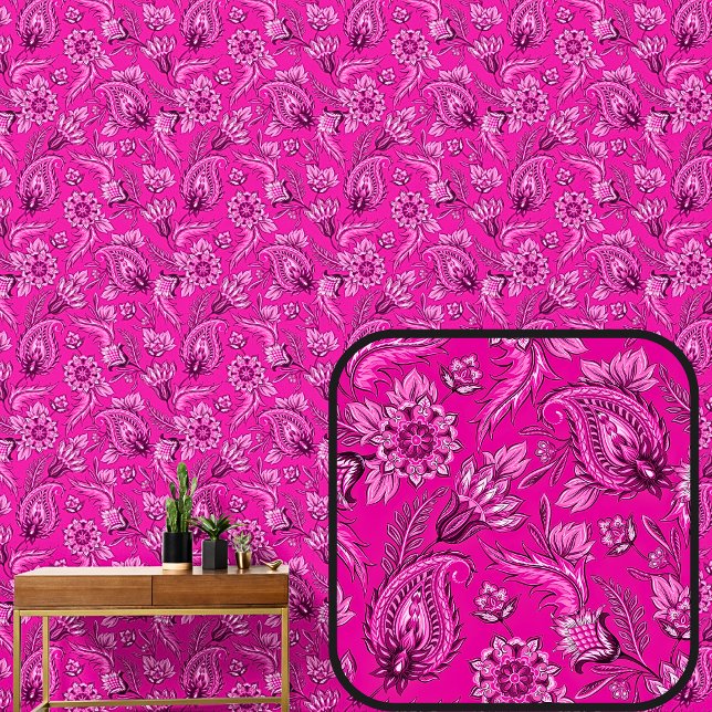Hellrosa Floral Paisley Elegant Tapete (Von Creator hochgeladen)