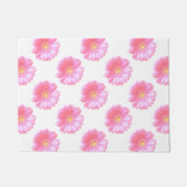 Hellrosa Gänseblümchen Fußmatte (Vorderseite)