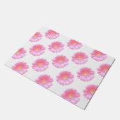 Hellrosa Gänseblümchen Fußmatte (Schrägansicht)