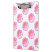 Hellrosa Gänseblümchen Klemmbrett (Links)