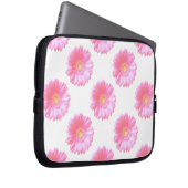 Hellrosa Gänseblümchen Laptopschutzhülle (Vorne Rechts)