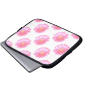 Hellrosa Gänseblümchen Laptopschutzhülle (Vorne Knopf)