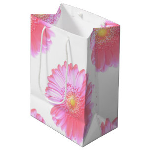 Hellrosa Gänseblümchen Mittlere Geschenktüte