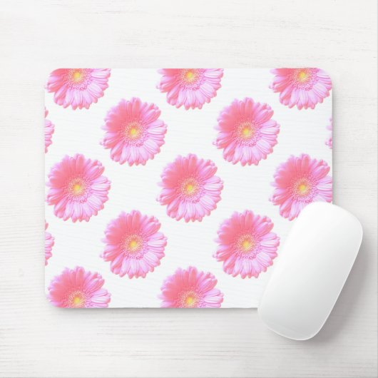 Hellrosa Gänseblümchen Mousepad (Mit Mouse)