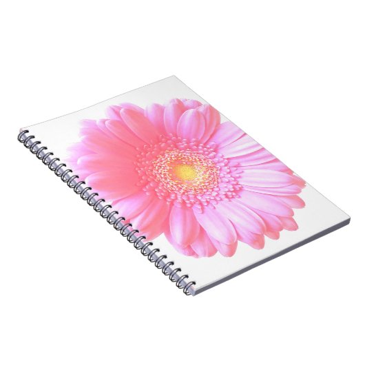 Hellrosa Gänseblümchen Notizblock (Rechte Seite)