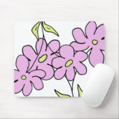 Hellrosa Garten Mousepad (Mit Mouse)