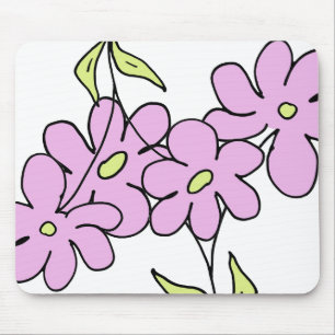 Hellrosa Garten Mousepad