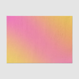 Hellrosa Gelbfarbener Chic Ombre Gradient Seidenpapier