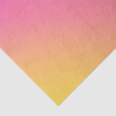 Hellrosa Gelbfarbener Chic Ombre Gradient Seidenpapier (Ausschnitt)