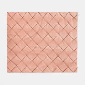 Hellrosa Gewebe aus Leder Fleecedecke (Vorderseite (Horizontal))