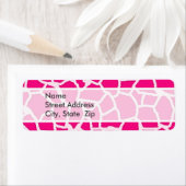 Hellrosa Giraffe Tierdruck (Insitu)