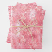 Hellrosa Glam Animal Print Geschenkpapier Set (Beispiel)