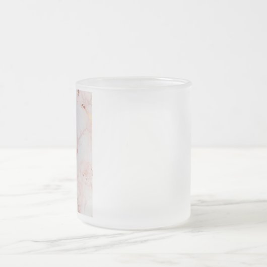 Hellrosa Glass Cash Holder Mattglastasse (Mittel)