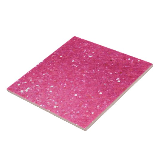 Hellrosa Glitzer Fliese (Seite)