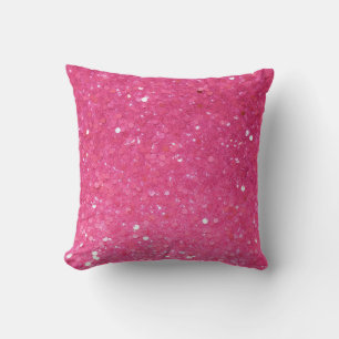 Hellrosa Glitzer Kissen