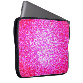 Hellrosa Glitzer Notebook-Hülle Laptopschutzhülle (Vorne Rechts)