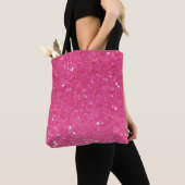 Hellrosa Glitzer Tasche (Von Nahem)