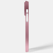Hellrosa glitzernde Glam-Signatur Case-Mate iPhone Hülle (Rückseite / Links)