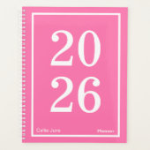 Hellrosa Großes Jahr Groß Planer (Vorderseite)