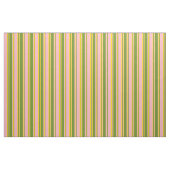 Hellrosa, grüne und gelbe Streifen Stoff (Fat Quarter (45,7 x 55,9 cm))