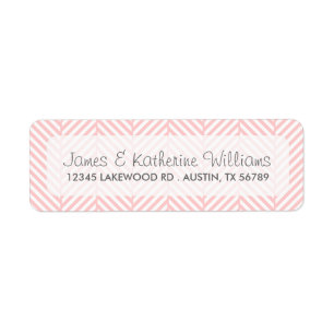 Hellrosa Herringbone Moderne Hochzeit