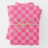 Hellrosa, Hot-Pink-Papiertüten Geschenkpapier Set (Beispiel)