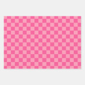 Hellrosa, Hot-Pink-Papiertüten Geschenkpapier Set (Vorderseite)