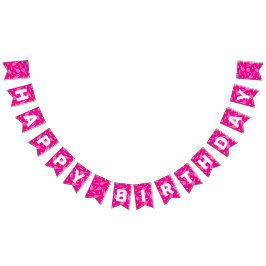 Hellrosa-I-Liebe-Tennis, individuell einstellbar Wimpelkette